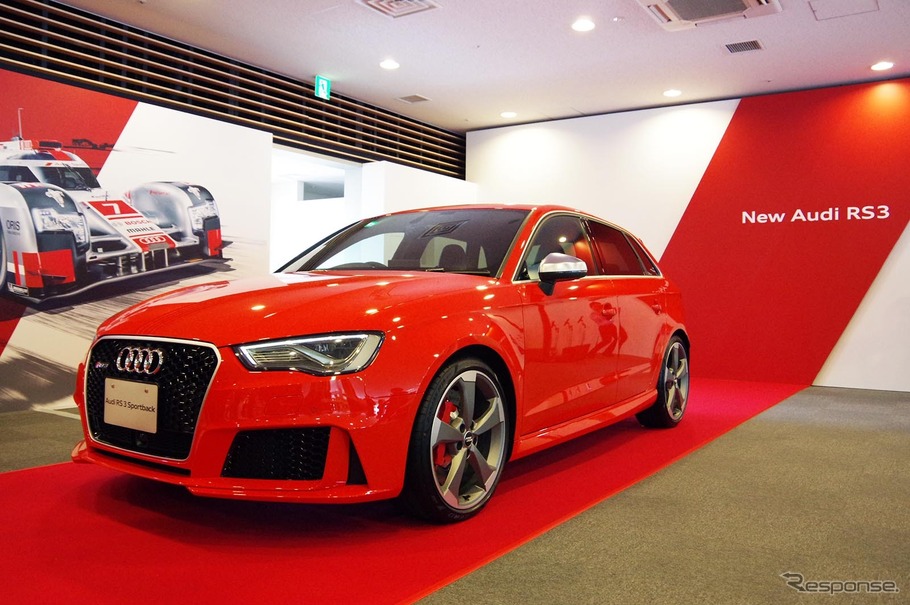 アウディ Rs3 日本発表 プレミアムコンパクト最速 367馬力で登場 756万円 レスポンス Response Jp アウディ Rs3 日本発表 プレミアムコンパクト最速 367馬力で登場 756万円 レスポンス Response Jp