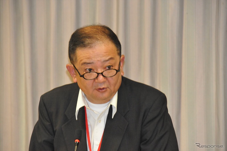 委員長に就任した森猛法政大学教授（13日・落橋防止装置等の溶接不良に関する有識者委員会）