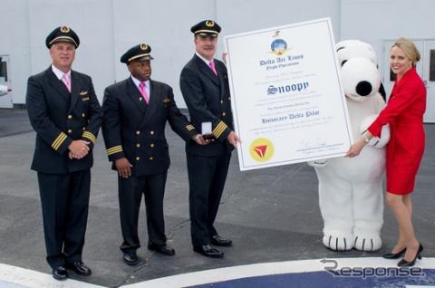 デルタ航空、スヌーピーを名誉パイロットに指名（3）