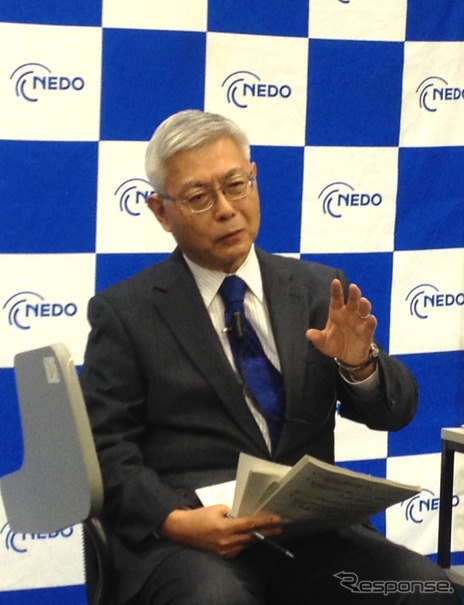 新エネルギー・産業技術総合開発機構（NEDO）の古川一夫理事長