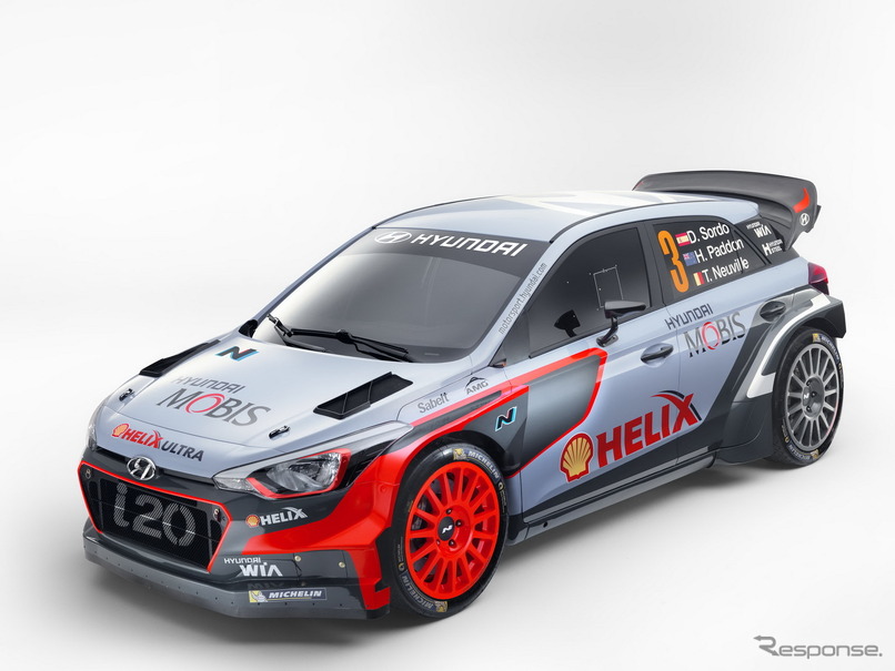 新型ヒュンダイ i20 WRC