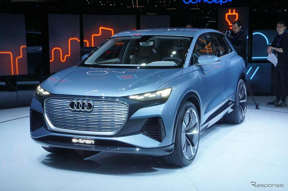 ジュネーブモーターショー2019で公開されたアウディ Q4 e-tron