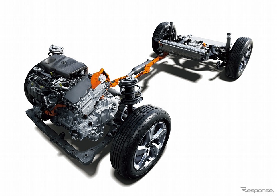 トヨタ RAV4(ハイブリッド車)のTHS II (2.5リットル直列4気筒ダイナミックフォースエンジン+E-Four)