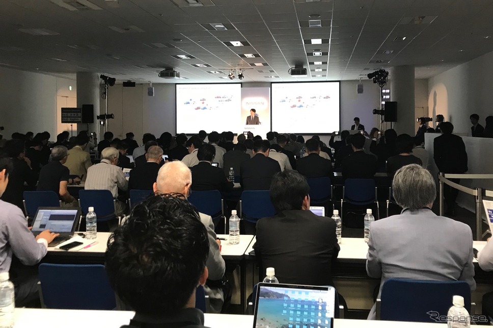 日産自動車プロパイロット2.0説明会(横浜市、グローバル本社)