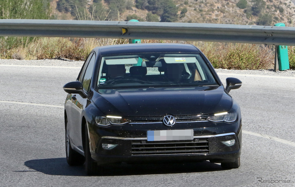 VW ゴルフ 新型(ゴルフ8)スクープ写真
