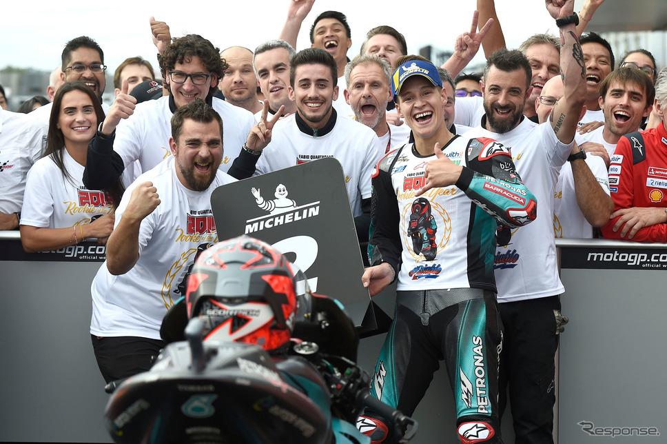 (c)YAMAHA 2019年シーズンのルーキー・オブ・ザ・イヤーを獲得したクアルタラロ