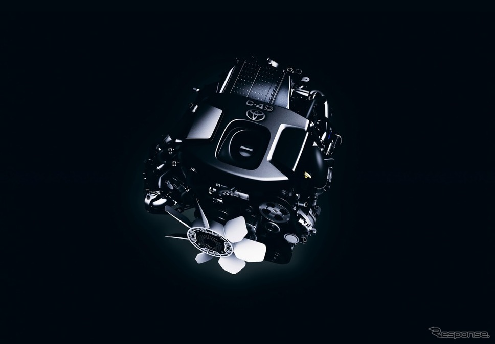 トヨタ グランエース 2.8リットル直列4気筒ディーゼルターボエンジン