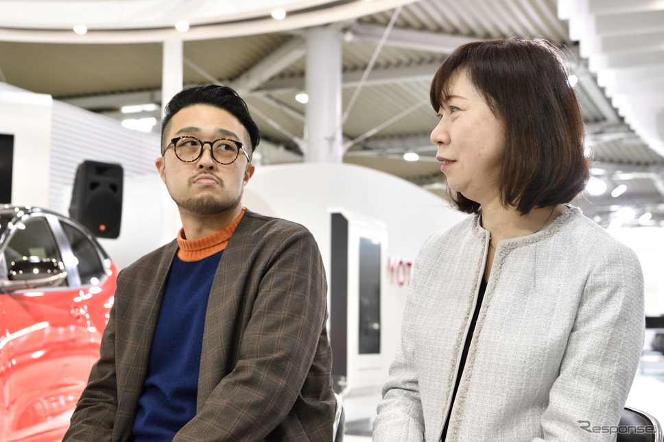 Game*Spark 宮崎紘輔 編集長(左)とリセマム田村麻里子 編集長