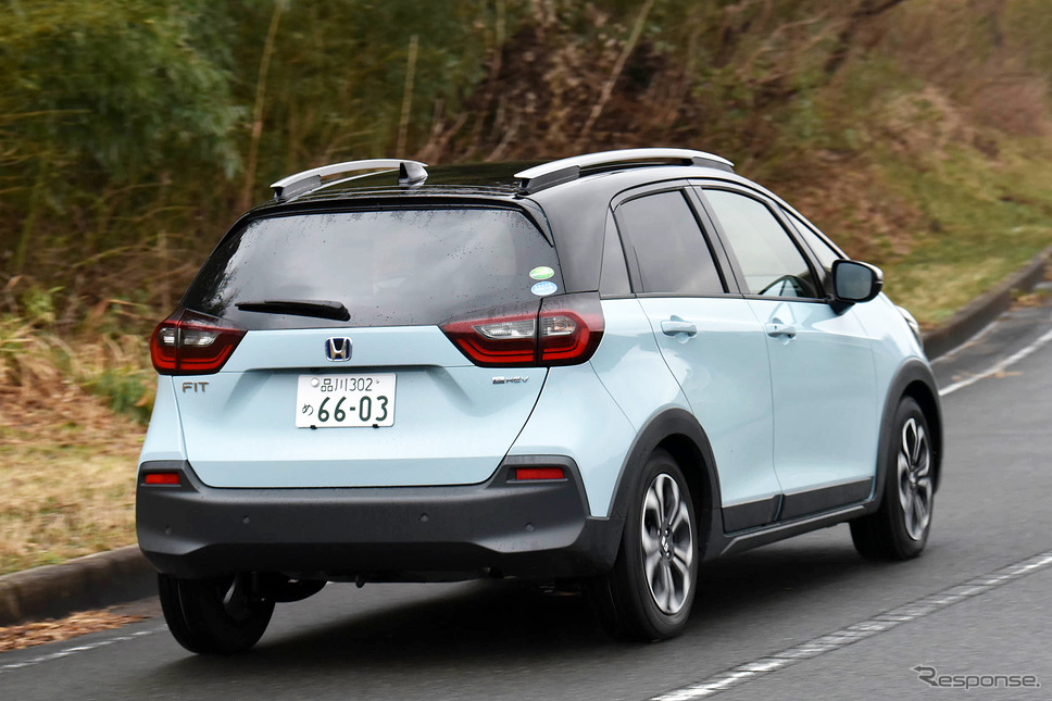 ホンダ フィット 新型試乗 クロスター の柔軟な乗り心地は E Hevに合っている 渡辺陽一郎 レスポンス Response Jp