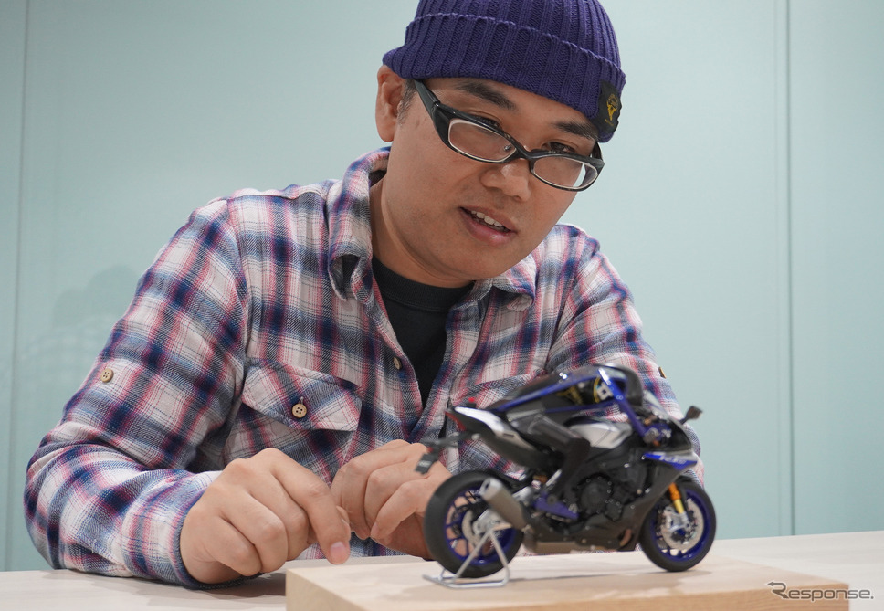 まさに匠の技 ヤマハ Motobot を1 12模型で自作 今泉さんのこだわりとは レスポンス Response Jp まさに匠の技 ヤマハ Motobot を1 12模型で自作 今泉さんのこだわりとは レスポンス Response Jp