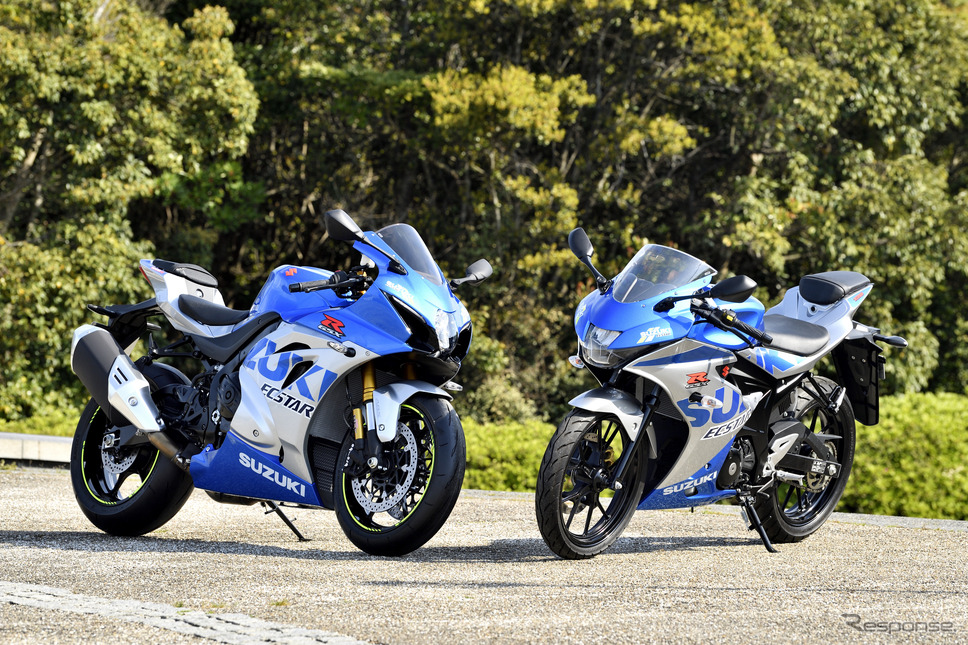 GSX-R1000R、GSX-R125(100周年記念特別カラー)