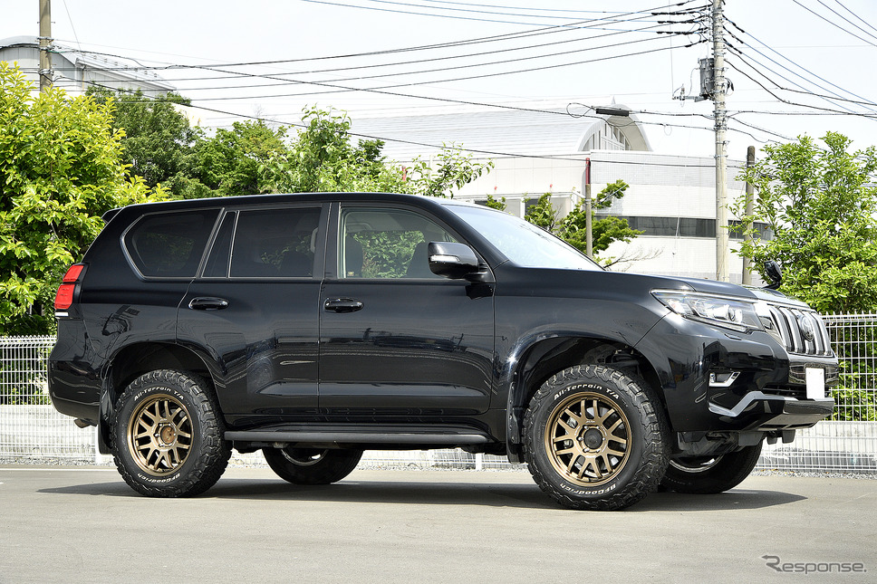 装着サイズ:18inx8J Inset+20 6H-139.7 カラー:ブロンズ(BR) タイヤサイズ:265/65R18