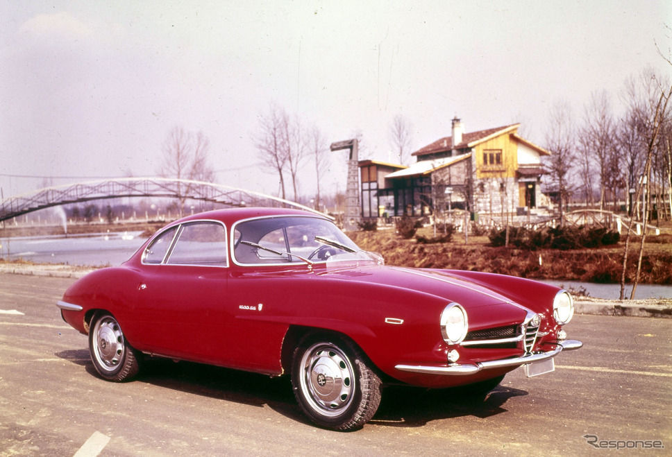 1963年 ジュリア・スプリント・スペチアーレ。フェンダーの文字は1600SS