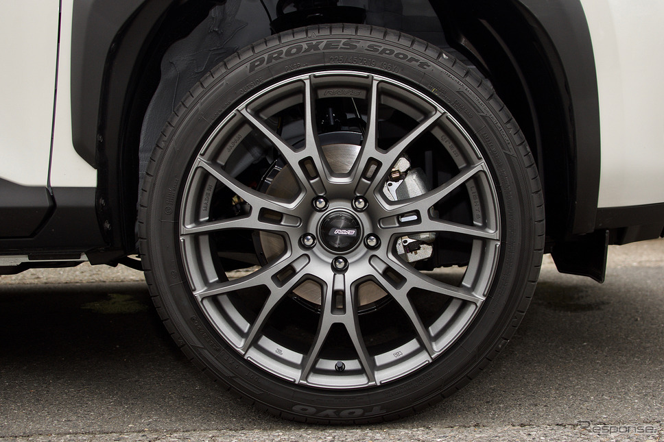 レイズ グラムライツ 57FXM 推奨サイズ:19×8.5JInset45 5H-114.3/カラー:マットグラファイト/タイヤサイズ:225/45R19 ※チューナーサイズ