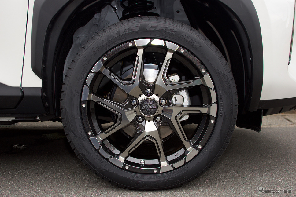 MiD ナイトロパワー デリンジャー 推奨サイズ:18×7JInset42 5H-114.3/カラー:セミグロスブラック/フランジピアスドリルド/タイヤサイズ:215/50R18 ※チューナーサイズ