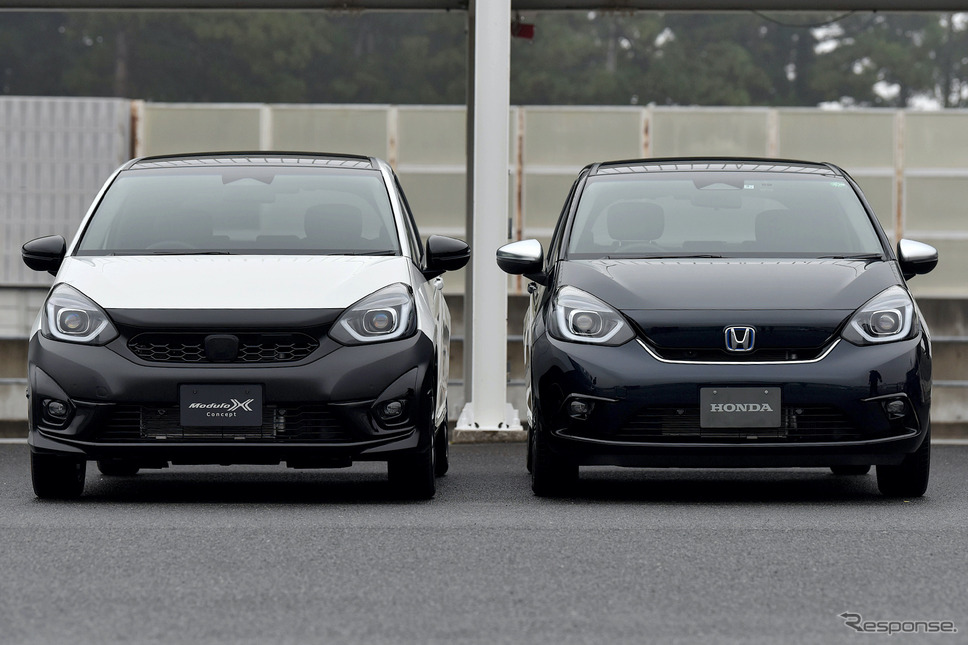 ホンダ フィット モデューロx プロトタイプ 試乗 独自のエアロバンパーで走りの質感が変わる 片岡英明 レスポンス Response Jp ホンダ フィット モデューロx プロトタイプ 試乗 独自のエアロバンパーで走りの質感が変わる 片岡英明 レスポンス Response Jp