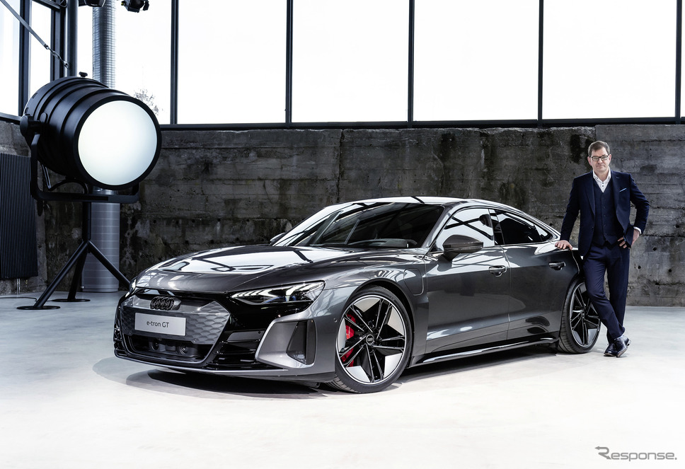 アウディ マルクス・ドゥスマンCEOとe-tron GT