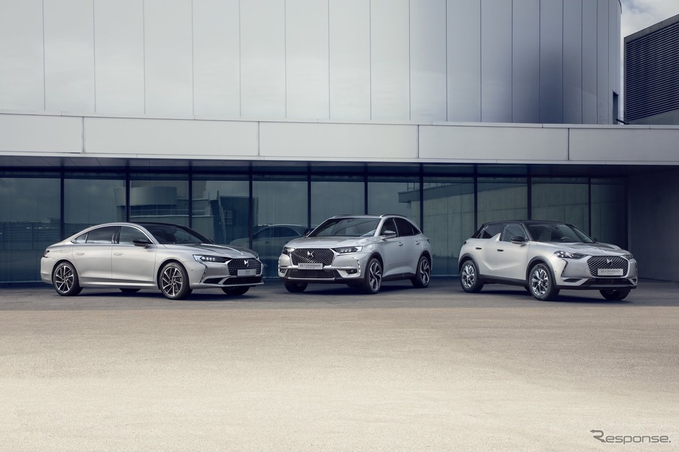 左からDS 9、DS 7クロスバック、DS 3クロスバック