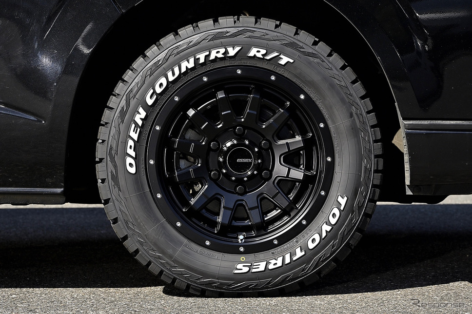 エセックス【EX-16】推奨サイズ:16×6.5J Inset38/カラー:オールセミグロスブラック/タイヤサイズ:215/65R16 ※注意事項:4WDはハンドル末切り時にインナーに干渉の可能性あり