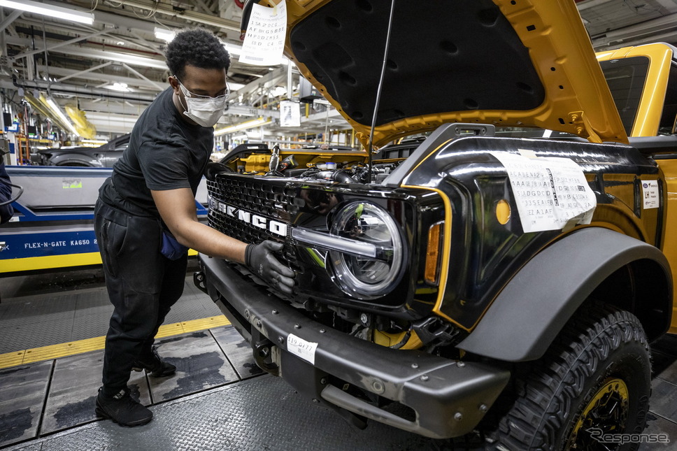 フォードモーターの米国ミシガン工場で生産を開始したフォード・ブロンコ 新型