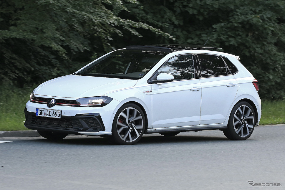 VW ポロ GTI 改良新型 プロトタイプ(スクープ写真)