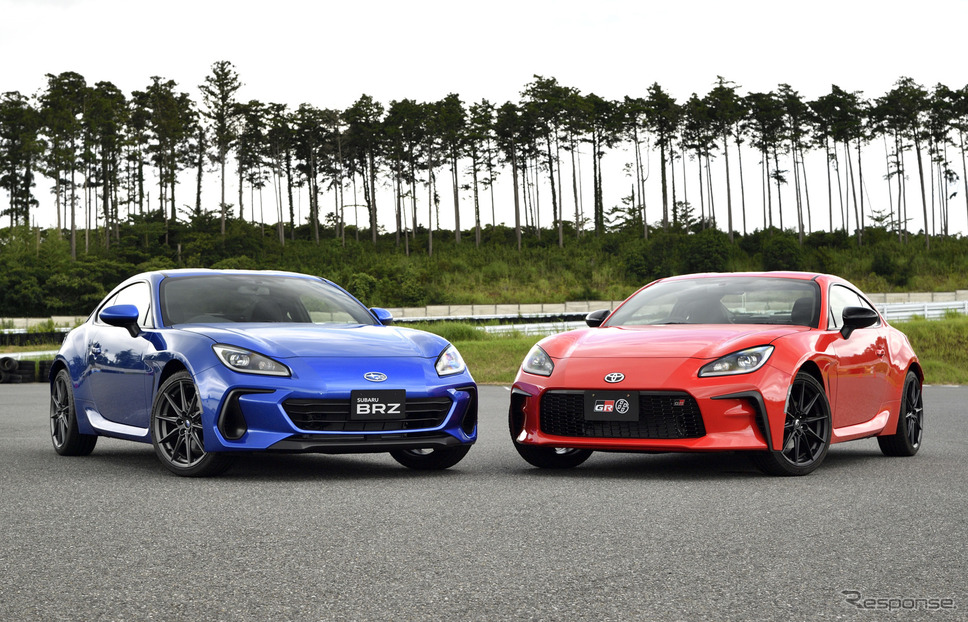 トヨタ Gr 86 スバル Brz 新型試乗 実はbrzの方が速い 新型は走りの個性 明確に 中谷明彦 レスポンス Response Jp トヨタ Gr 86 スバル Brz 新型試乗 実はbrzの方が速い 新型は走りの個性 明確に 中谷明彦 レスポンス Response Jp