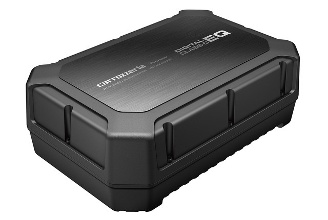 パワードサブウーファーの一例(カロッツェリア・TS-WX400DA)。