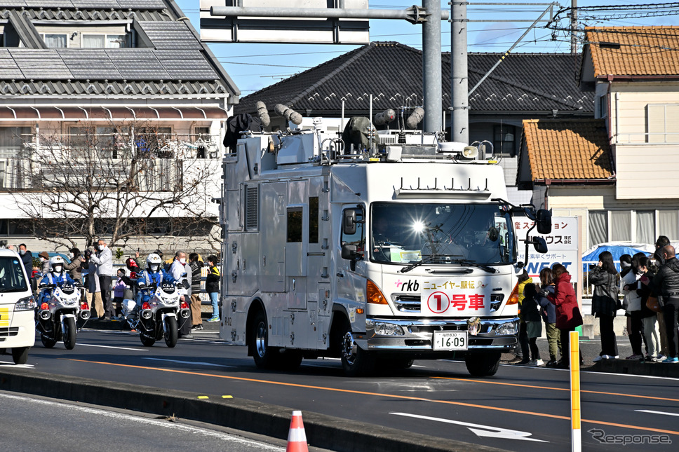 排ガスがない! FCEVバスから駅伝を中継放送---TBSとトヨタが協力 1枚目の写真・画像 | レスポンス(Response.jp)