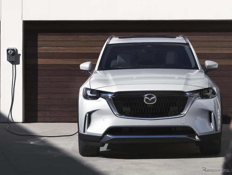 マツダ『CX90』にPHEV、2.5リットル直4エンジン＋モーターで323馬力[詳細画像] 1枚目の写真・画像 レスポンス