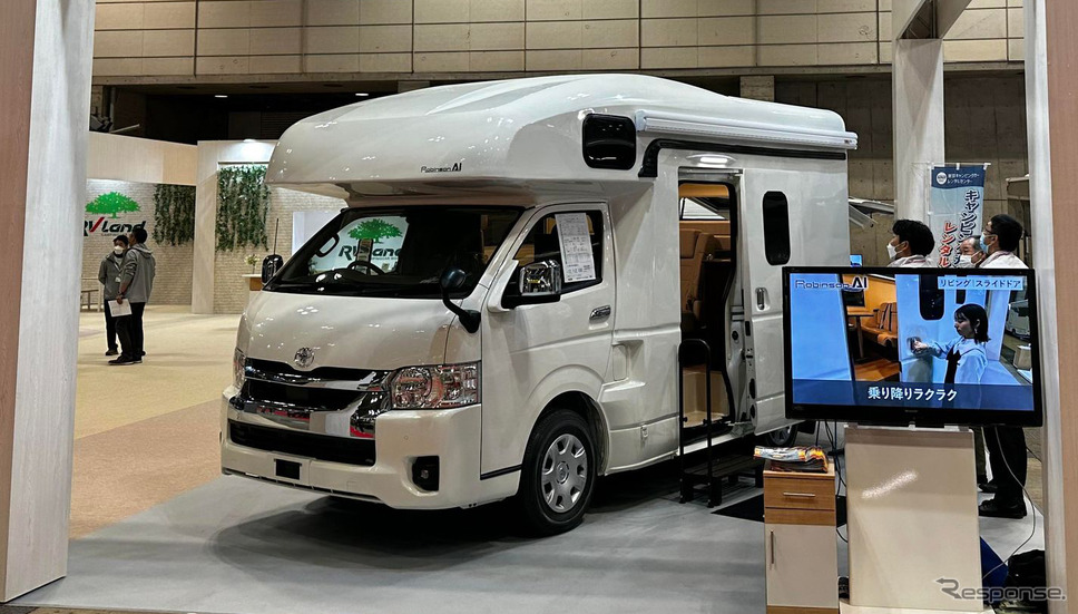 スライドドア/大型リアゲート搭載のキャンピングカー『ロビンソンAI』、首都圏でレンタル開始 1枚目の写真・画像 レスポンス