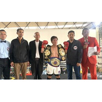 陽光アダチボクシングジム所属、恵良敏彦が6月22日にWBF.ABFアジアタイトルマッチ（タイ）でTKO勝利