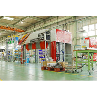 トラック・バス向けの大型車両用洗車機の生産体制を強化！生産ラインを本社に移管し、稼働を開始しました