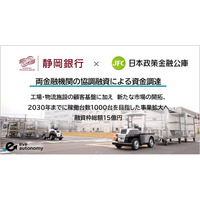eve autonomy、事業基盤の拡大計画へ静岡銀行と日本政策金融公庫からの協調融資による資金調達
