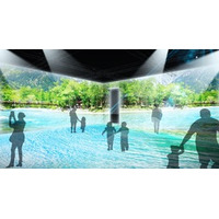 2025年大阪・関西万博の長野県出展ブースにて、プロジェクション技術で臨場感ある没入体験を実現