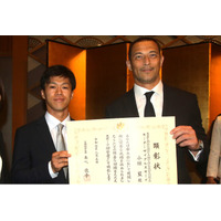 小椋 藍選手が文部科学省「スポーツ功労者」として顕彰されました。