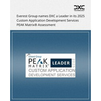 DXC、Everest Groupのカスタム・アプリケーション開発サービスPEAK Matrix（R）評価レポート2025年版でリーダーに選出