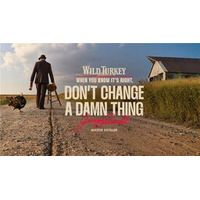 Wild Turkeyバーボンが新たなグローバル・キャンペーンを発表、「正しいと分かったら、何一つ変えない」と誇りを持って宣言