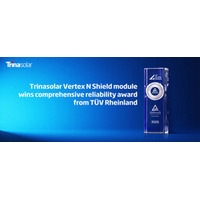 トリナ・ソーラーのVertex NシールドモジュールがTÜV Rheinlandより総合信頼性賞を受賞