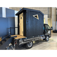 【世界初公開】BYDのEVトラック「T35」がトレーラーサウナに　水風呂はkokolo sauna(R)の《Hagoromo1s》を採用