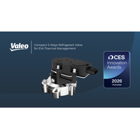 ヴァレオ、次世代電気自動車(EV)向けヒートポンプ・システムのコンパクト5方向冷媒バルブでCESイノベーション・アワード(R) 2026を受賞