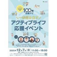 12月7日「100年活躍ナビ～一歩踏み出すアクティブライフ 応援イベント～」を開催