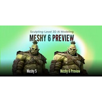 Meshy、月次成長率30%で年間反復収益1,500万ドルを達成し、次世代3D制作向けMeshy 6 Previewを公開