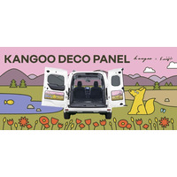 ルノー カングーのアイコンとなっているダブルバックドアを個性的に彩る専用ステッカー「カングー デコパネル」を発売