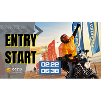 過去最大規模14,000台のバイクが千里浜に集結！日本最大級のツーリングラリー「SSTR2026」2月22日（日）6：38より参加受付開始