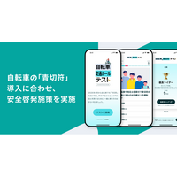 Luup、自転車の「青切符」導入に合わせ、安全啓発施策を実施