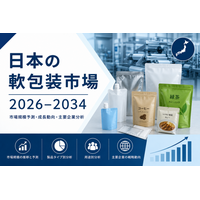 日本の軟包装市場規模、2034年までに151億米ドルに到達 | 年平均成長率（CAGR）5.89%で拡大