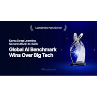 Korea Deep Learning、ビッグ・テックを抑え、グローバルAIベンチマークで2年連続となる1位を獲得