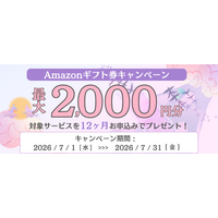 ホスティングサービス「ミライサーバー」が“Amazonギフト券キャンペーン”を2026年7月に実施！