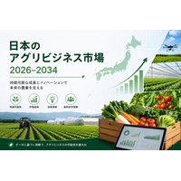 日本の農業ビジネス市場、2034年までに2億6,230万米ドルを突破へ ― 年平均成長率（CAGR）2.68%を記録
