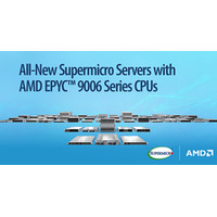 Supermicro、第6世代AMD EPYC（TM）9006シリーズ プロセッサー 搭載のサーバーポートフォリオを発表 前世代比最大1.7倍のCPU性能向上を実現